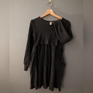 Latched Mama Waffle Knit Nursing Dress